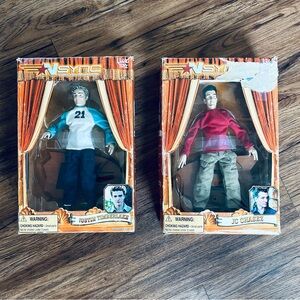 2 *NSYNC Dolls- Justin Timberlake & JC Chasez- New With Open Boxes